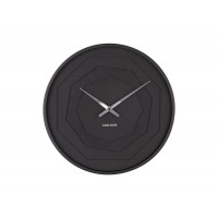 Nástenné hodiny Karlsson KA5850, čierna 30cm 